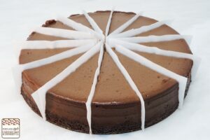 Double Chocolate Cheesecake - 9 inch - precut 14 slices