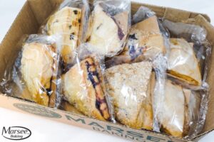 Assorted Scones - Large - Individually Wrapped - 2ea lemon poppy, marionberry, raspberry - 6ct