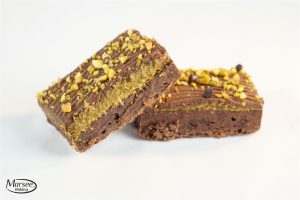 Dubai Chocolate Brownie - 2 x 3 - cut - 16pc